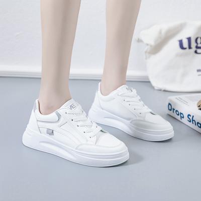 Модная женская обувь, летние дышащие белые кроссовки на толстой подошве, теннисные женские кроссовки, женские повседневные кроссовки