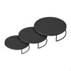 3 Pieces Cake Stand Action Figure Toy Showcase Cupcake Display Stands Buffet Risers for Baking Cafe