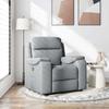 VidaXL Recliner Light Grey Fabric, Armchair, TV Recliner, Stroller, Recliner for People 4015680