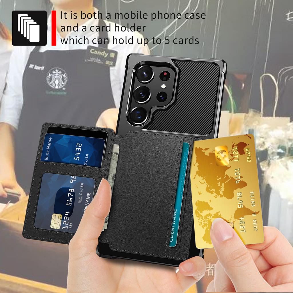 Удобный деловой чехол с карманом для карт Samsung S23 Ultra, чехол для Samsung Galaxy S23 Ultra S 23 Plus S23ultra