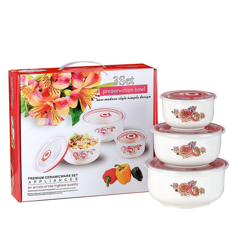 Great Luck Ceramic Fresh-Keeping Gift Bowl