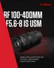 Canon RF IS USM Lens for Canon R System Cameras Ideal for Wildlife Action and Aviation 100-400mm F5.6-8 - Photography, Sports,