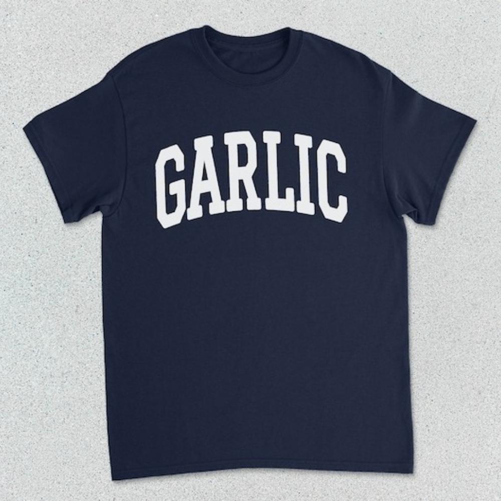 Garlic TShirt Woman Man Casual Cotton Graphic T Shirts Creative Streetwear Camisetas Tops Tee Shortsleev