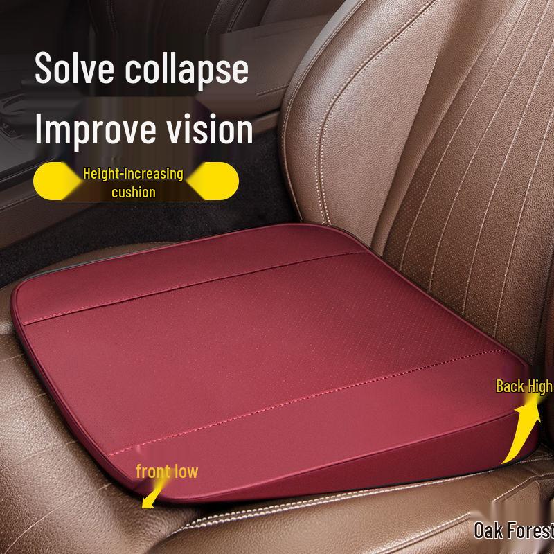 Наклонная подушка-бустер для автокресла для основного водителя - Дышащая, Нескользящая силиконовая конструкция для мужчин и женщин