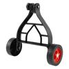 Push Behind Weeds Trimmer with Adjustable Support Wheels Lawn Mower Auxiliary Wheel for Grass Cutter and Brush Cutter