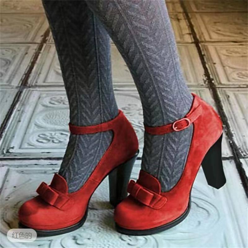 Большой размер 34-43 Элегантные туфли-лодочки на высоком каблуке с ремешком и бантами Женские туфли Повседневные Вечеринка Офис Свадебные туфли Женские туфли-лодочки для платья Удобные