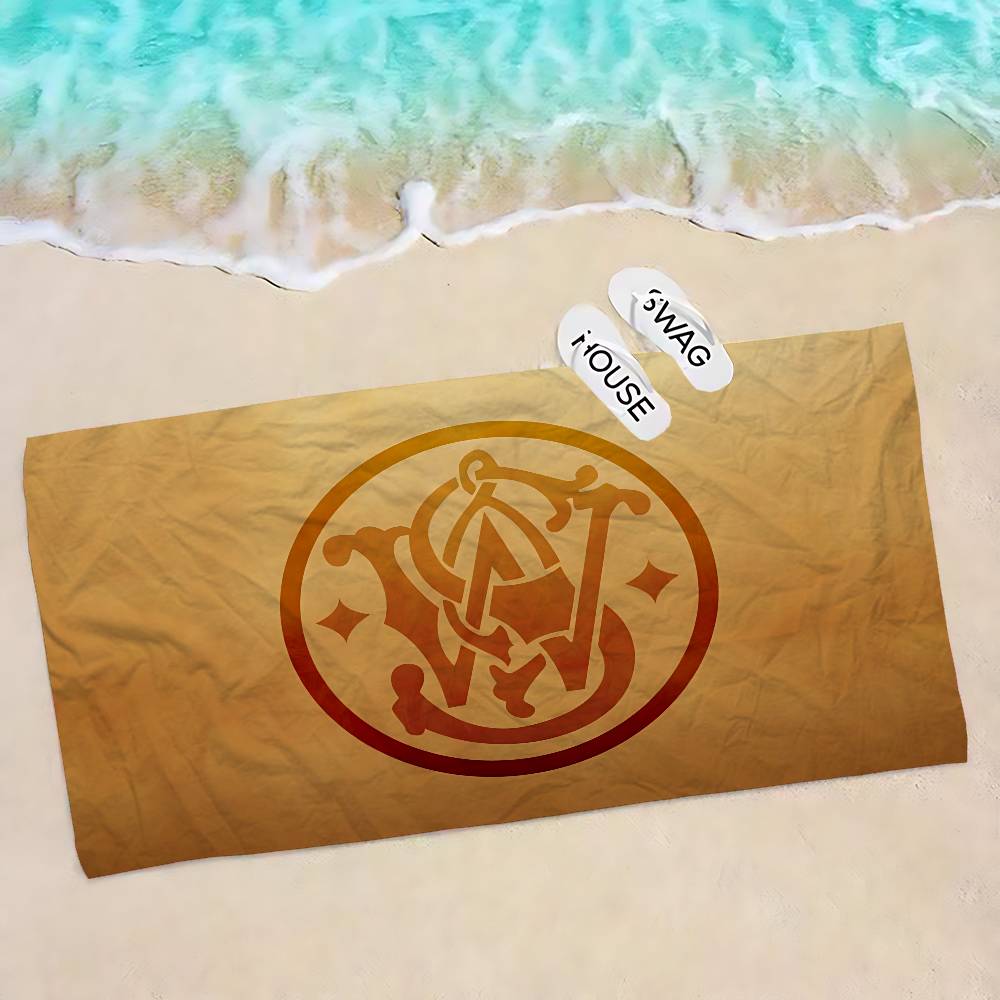 GUN SmithS W-WessonS Microfiber Printed Beach Towel Mountain Climbing Yoga Beach Swimming Running Absorbent Soft Towel
