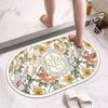 Диатомовая грязь коврик для пола в ванной прихожая кухня ванная комната нескользящий коврик для ног бытовой абсорбирующий быстросохнущий коврик для двери