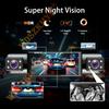 Car DVR 1080P Video Recorder 360°Dash Cam for Car 3/4 Lens Front Right Rear View camera Night Vision 24H Parking Monito Camera