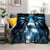 WOW, World of Warcraft  Demon Hunter, Lich King Game Flannel Blanket for Beds Bedroom Sofa Picnic,Throw Blanket Outdoor Leisure