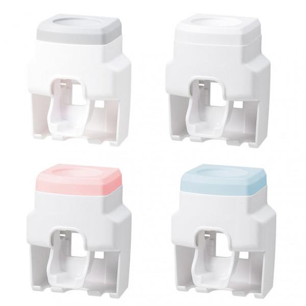 Automatic Toothpaste Squeezer Wall Mount Toothbrush Stand Rack Bathroom Toothpaste Dispenser Toothbrush Holder Accessories