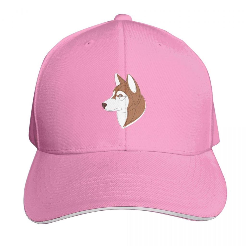 Siberian Husky Brown Baseball Cap Unisex hat Snap Back Hat golf hat genuine Christmas Unisex Hats Womens