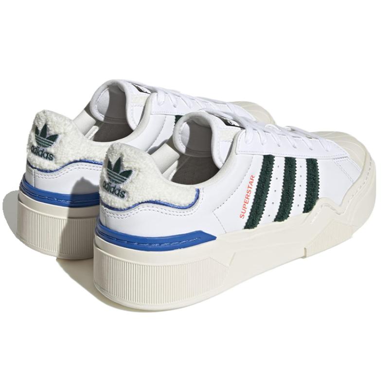 adidas Женские кроссовки Superstar Bonega 2B 'Белый Зеленый Королевский' HQ9884