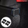 4pcs Car Seat Rear End Rail Cover Protector Backseat Slide Protection Anti-kick for Tesla Model 3 Y Juniper 2025 Accessories