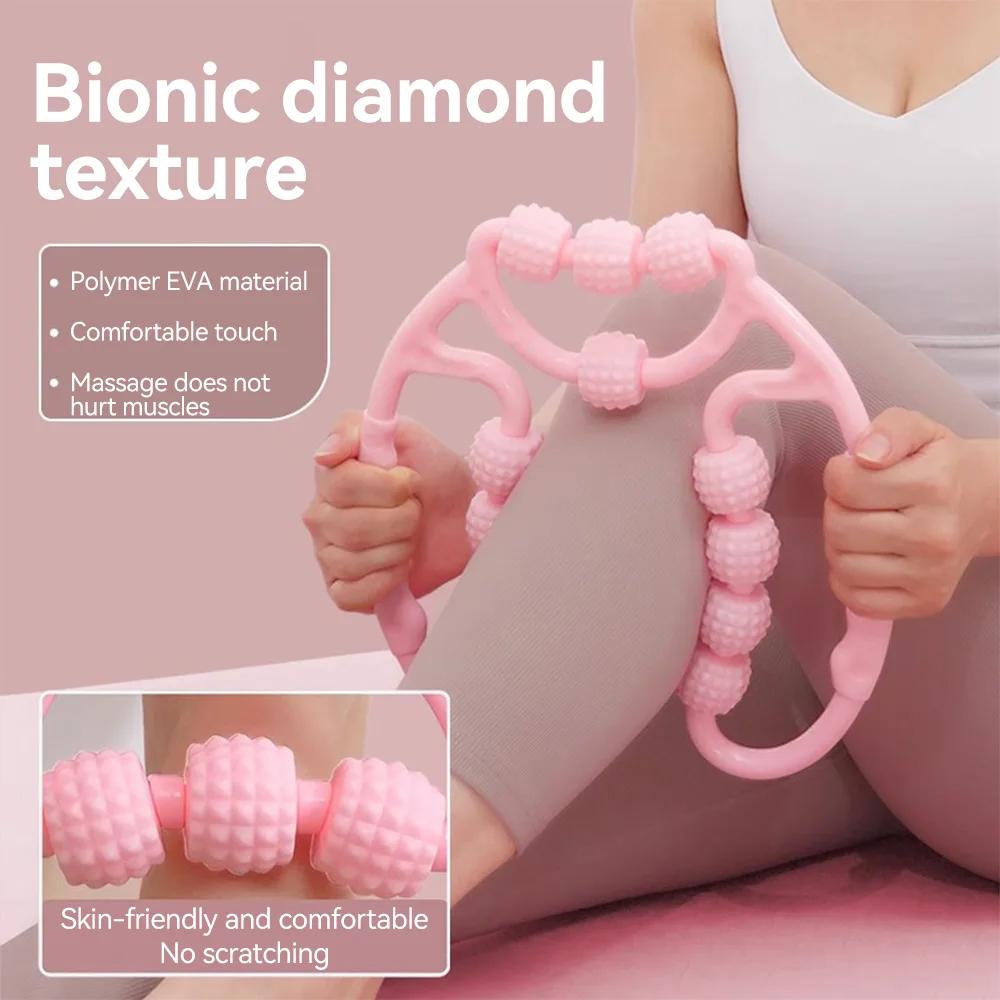 1 шт., мышечный валик, триггерная точка, массажный пенопластовый валик для ног, икр, рук, теннисный локоть, фасция, мышечный валик