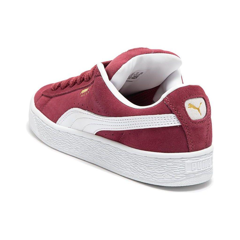 Puma Замшевые XL Повседневные Прочные Низкие Кроссовки Унисекс Кроссовки Красный Белый 395205-12