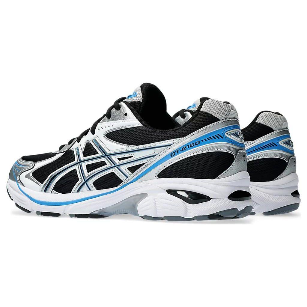Asics GT 2160 Black Silver Blue Unisex Sneakers Pure-Silver 1203A320-004