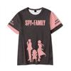 Женская летняя 3D футболка с коротким рукавом Spy House SPY × FAMIL Повседневная минималистичная футболка