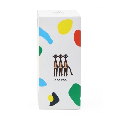 Miyoshi Seisakusho 2-Way Stainless Steel Kids Bottle, 350ml, Meerkat, One Zoo, 1802-0003