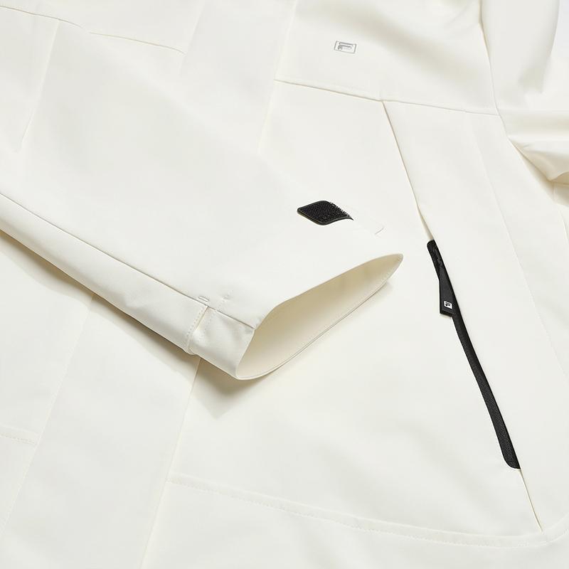 Fila Белый Повседневный Модный Простой Теплый Толстый Свободный Пуховик из двух частей Женская верхняя одежда F11W543917FWT