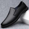 H562 Men'S Shoes Leather Shoes Dress Business Gentleman Flat Casual Shoes Spring And Summer Low-Top Feet Single Shoes