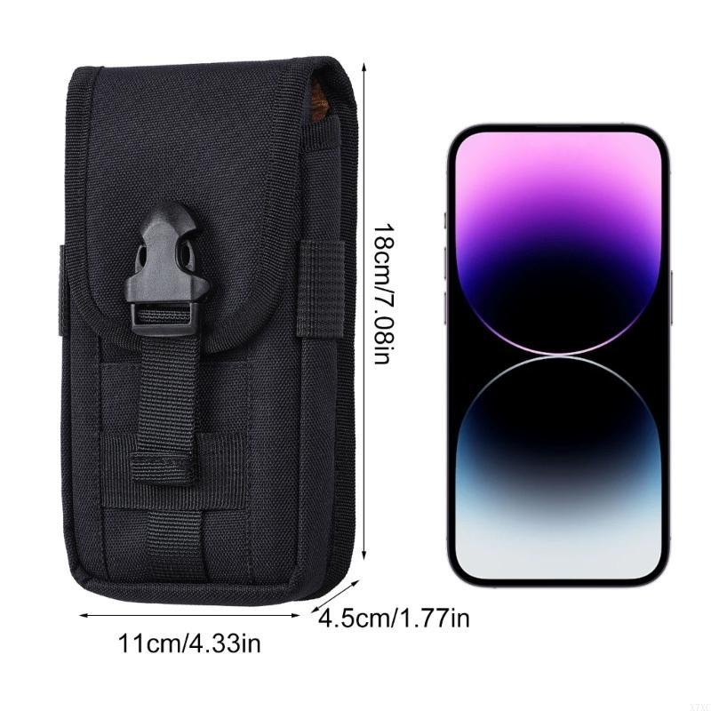 X7XC Waist Bag Phone Belt Bag Tacticals Case Molles Bag Tacticals Waist Fanny Pack for Backpacks Belt