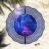 Kaijit - 1pc Fantasy Disaster Owl Pattern Mandala Rotating Wind Chime - Hanging Decorative Wind Chime for All Seasons - Versatile
