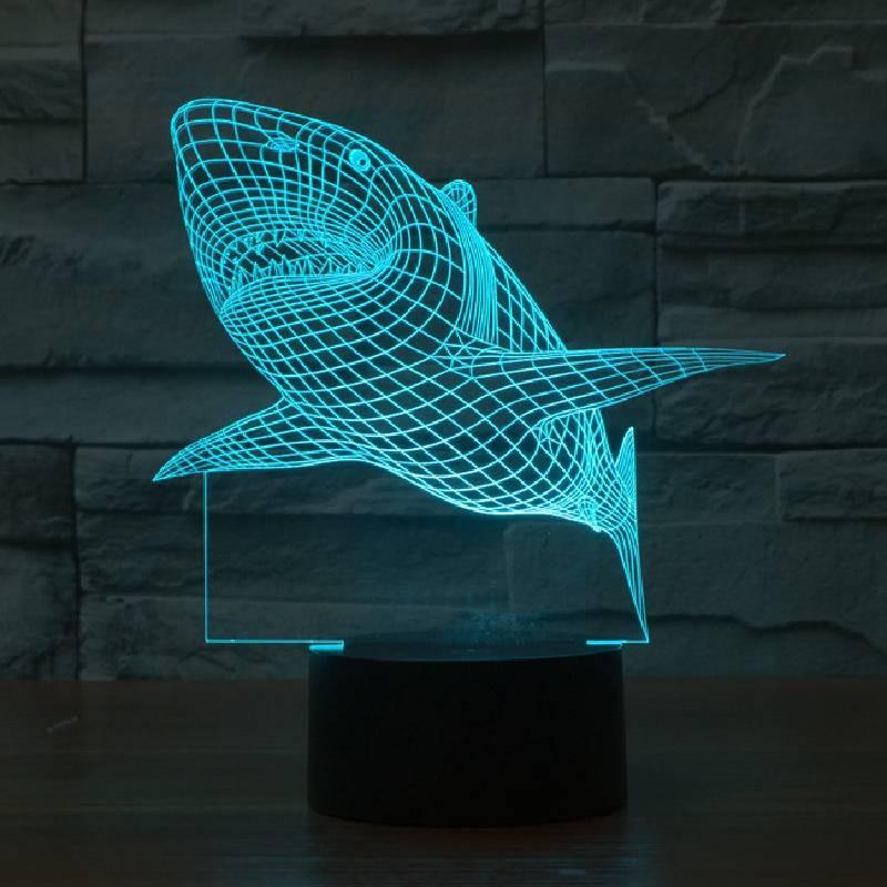 Супер Марио 3D Ночник с Сенсорным Управлением и Пультом для Декора Спальни