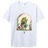 Cute Cottagecore T-shirts Aesthetic Frog Playing Banjo On Mushroom T Shirt Unisex Cotton Graphic TShirt Unisex Clothing Oversized