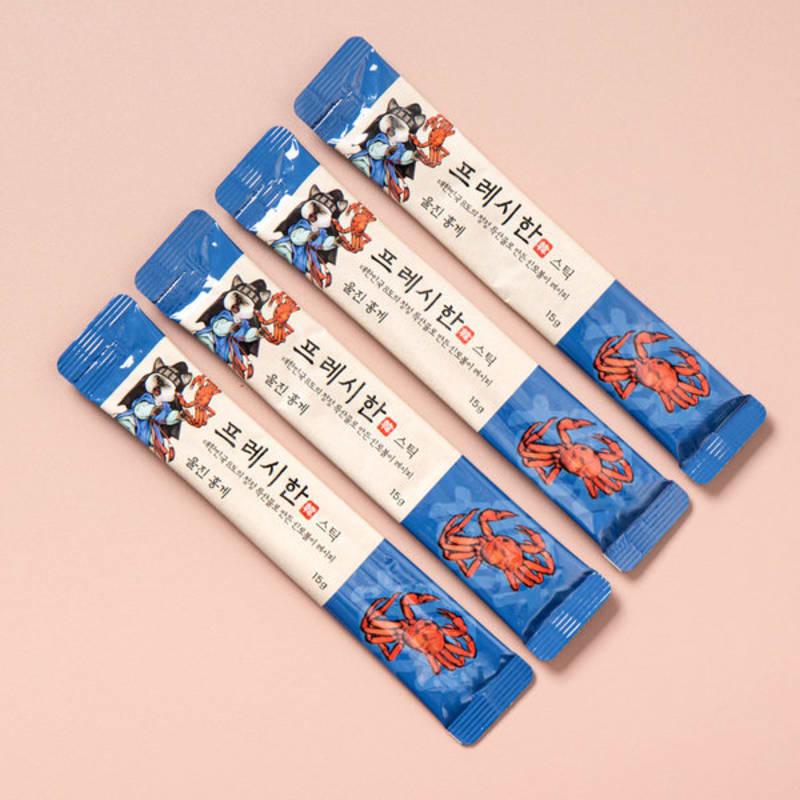 [Питомец] Свисток Свежие палочки 4 шт. Ульчжинский красный краб