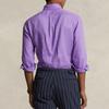 Polo Ralph Lauren Solid Color Logo Embroidered Pointed Collar Long Sleeve Shirt Men Shirts Purple MNPOWOV16823492-500