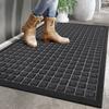 Nordic Wind Rubber Entry Door Mat Polyester Commercial Hotel Door Sand Dust Mat Home Entry Carpet