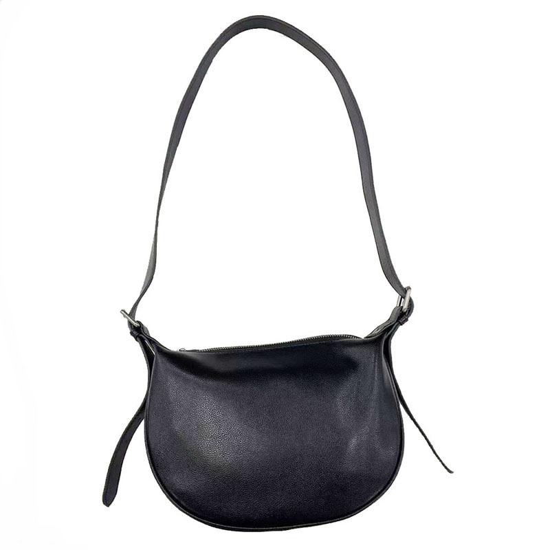 Модная женская сумка-седельная сумка для поездок на работу, женская сумка из черной коровьей кожи, женская сумка через плечо, сумка для отдыха