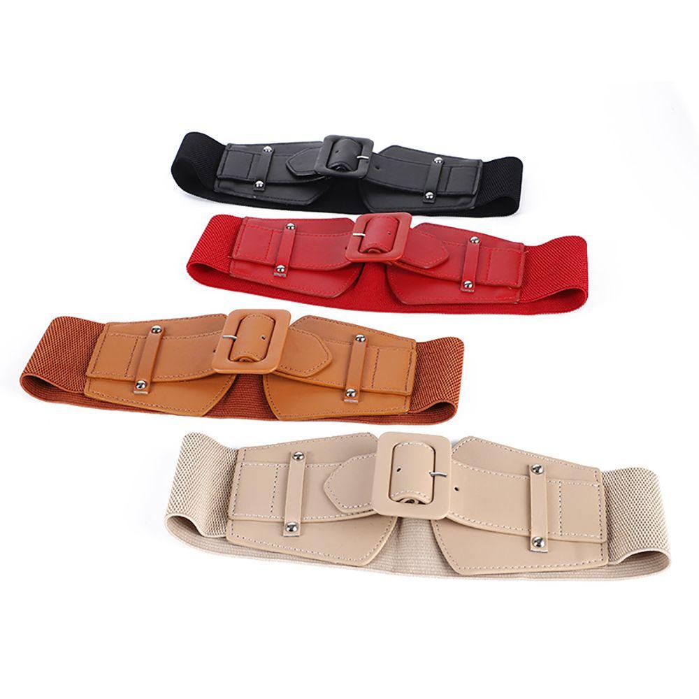 Индивидуальность Широкое Женское Пальто-Свитер Женское Платье Пояс на Талию Кушаки Женский Пояс ПУ