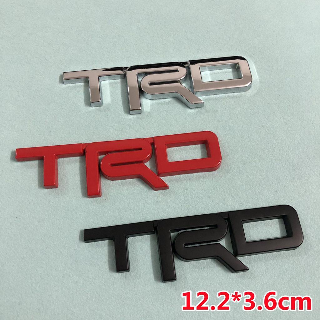 3D Металлическая Наклейка-Логотип TRD для Автомобилей Toyota — Модификация Багажника и Задней Части Кузова
