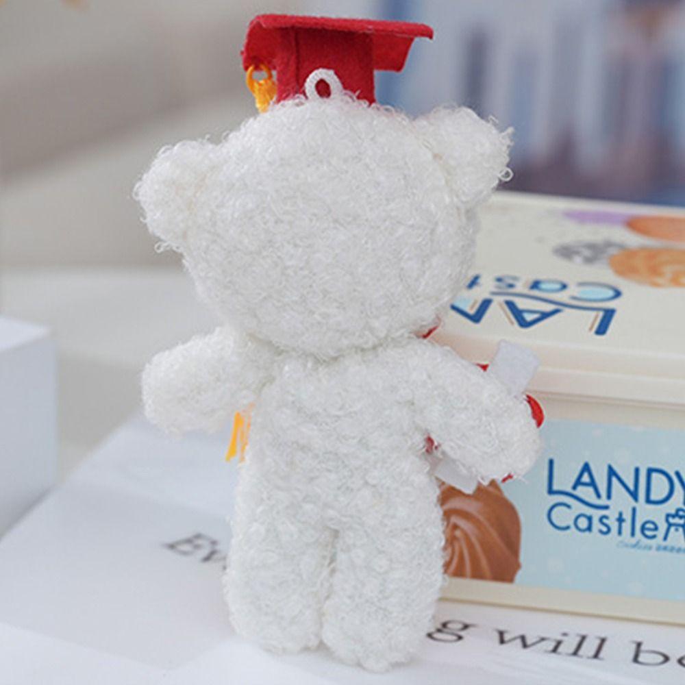 14cm Cute Stuffed Animal Doll Cartoon Graduation Bear Doll Doctor Bear Plush Toy Graduation