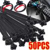 Universal Fixed Nylon Cable Ties Vehicle Motorcycle Cable Ties Car Harness Ties Fastener Clips Storage Organizer Tie Buckles