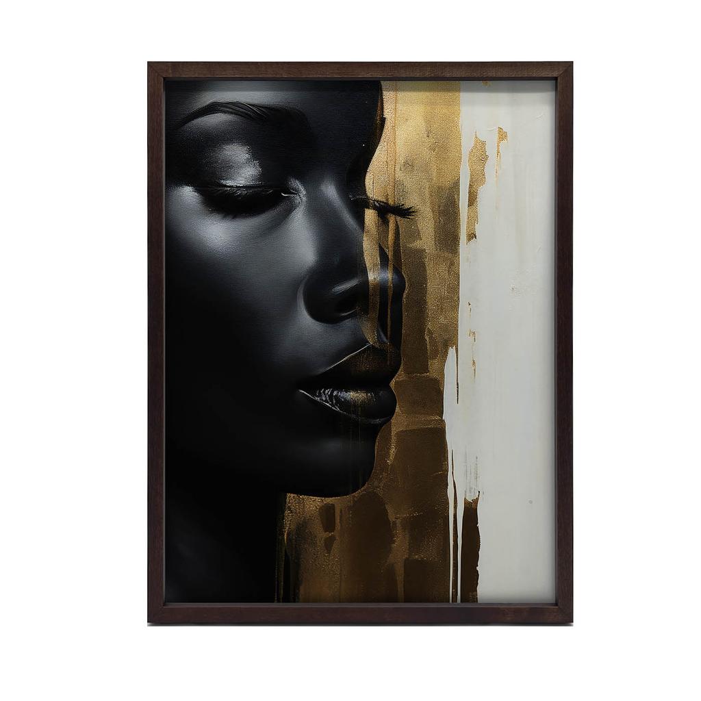 Golden Power Golden Power, 40X50 Cm, Gold Aluminum Frame, 230 Gsm Matte Paper