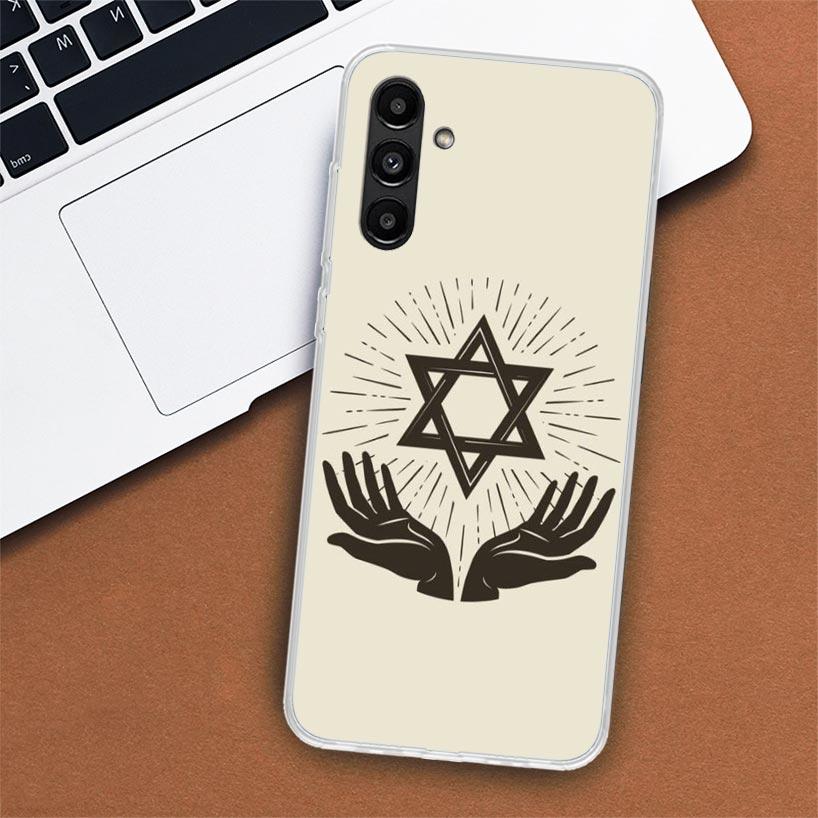 Чехол для телефона с изображением еврейской звезды Давида для Samsung Galaxy A51 A71 A50 A70 A40 A30 A20E A10 A41 A31 A21S A11 A01 A6 A8 + A7 A9 Plus