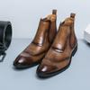 Мужские ботинки Martin, модные, большого размера, новые, высокие кожаные ботинки, модные, ретро, повседневные, кожаные туфли, можно