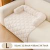Autumn And Winter Season of Fluffy Material Pet Dog Mattress, Cat And Dog Sofa Mattress, Plush Pet Sofa Bed with Cushion, Cat Furniture Protector