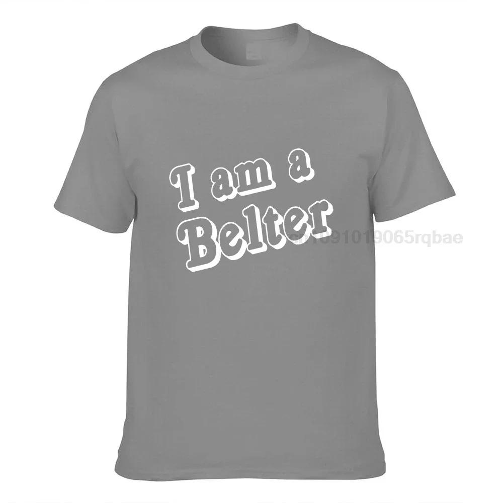 Gerry Cinnamon Inspired Ladies Tshirt I Am A Belter Black T Shirt