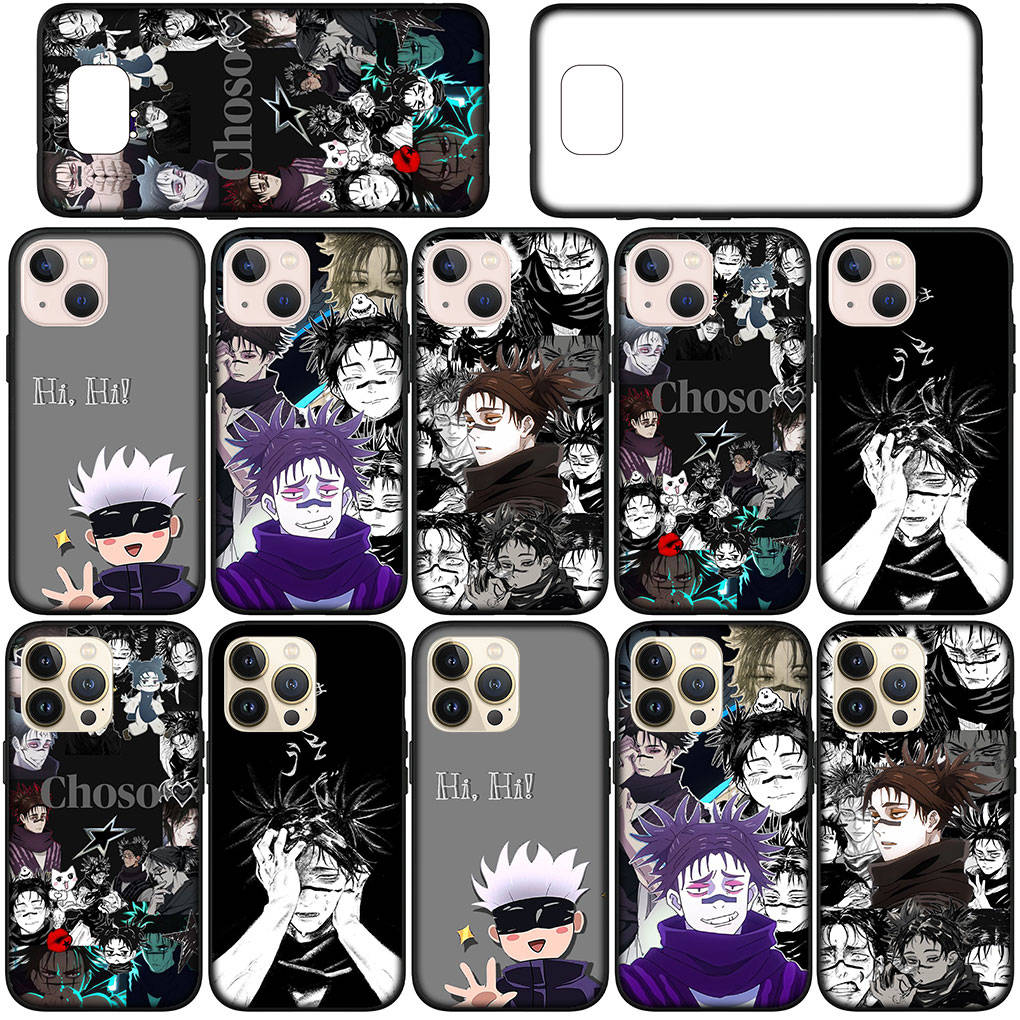 Чехол для iPhone 16 15 Xiaomi Redmi Note 14 13 12 11 Pro Max X 16e Samsung Galaxy S25 S24 S23 Moto OPPO Huawei Jujutsu Choso Kaisen чехол для телефона с рисунком