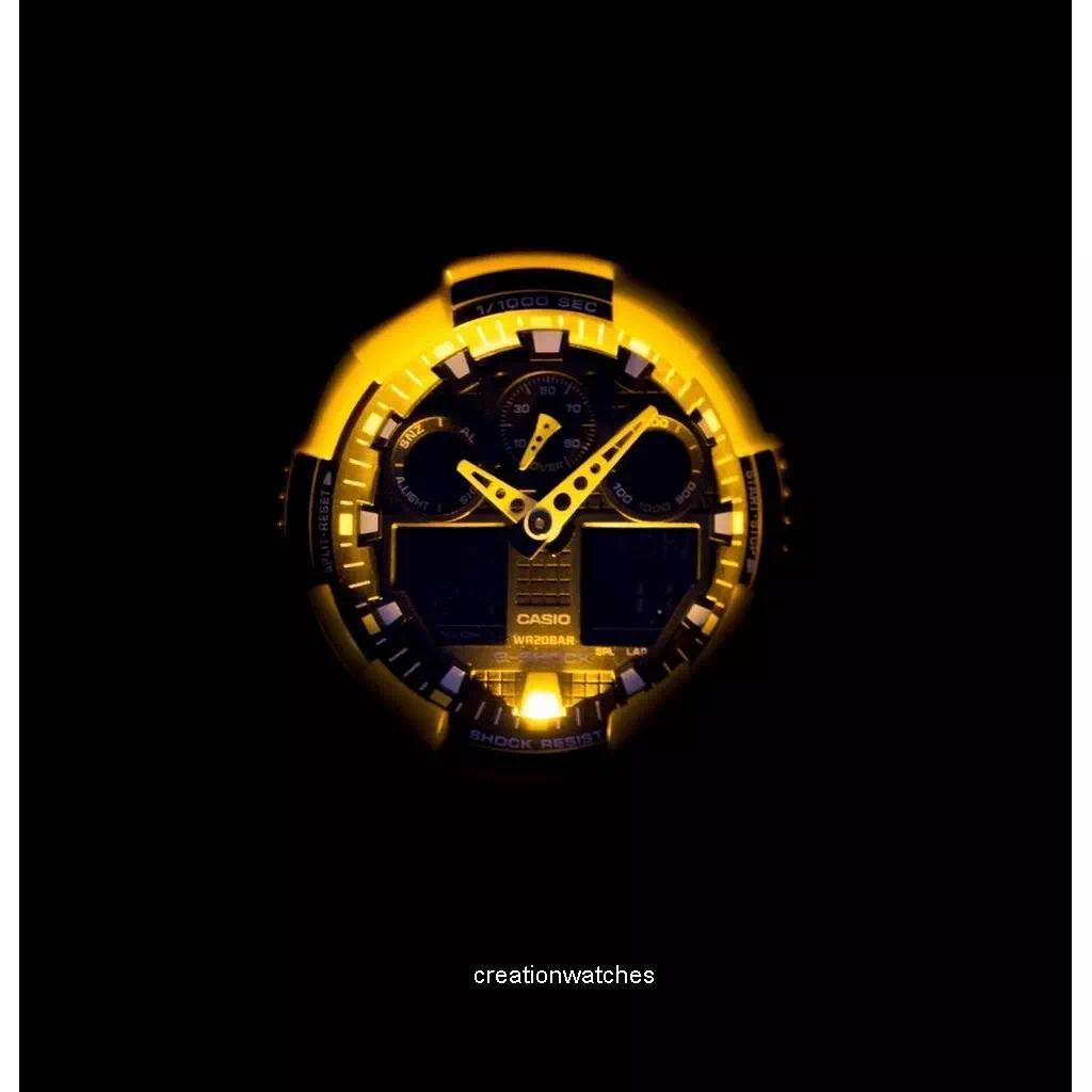 Casio G-Shock GA-100A-9ADR GA100A-9ADR Velocity Indicator Alarm Мужские часы