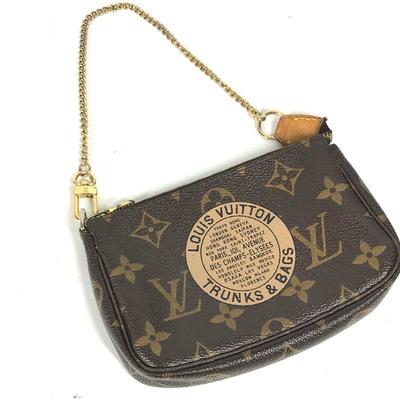 M60153 Monogram Mini Pochette Accessoires Сумка на цепочке T&B Сумка