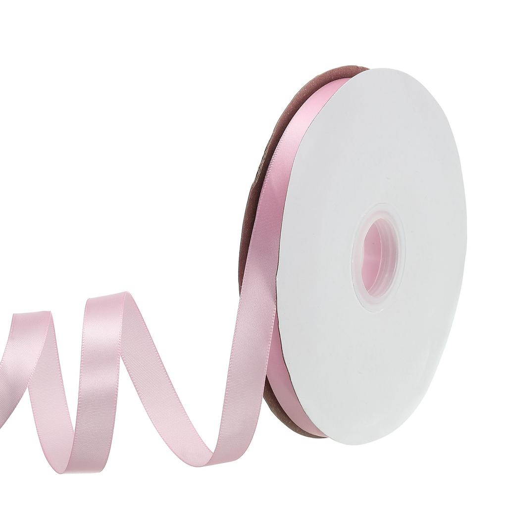 Полиэстеровая атласная лента односторонняя репсовая лента однотонная тканевая лента для рукоделия свадебной вечеринки подарочной упаковки 5/8"x100 ярдов