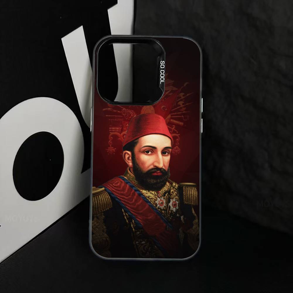 Классический чехол-бампер Empire O-Ottoman для iPhone 17,16,15,14,13,12,11 Plus,Pro Max,XS, Цветной Серебристый Чехол для телефона Funda Cover