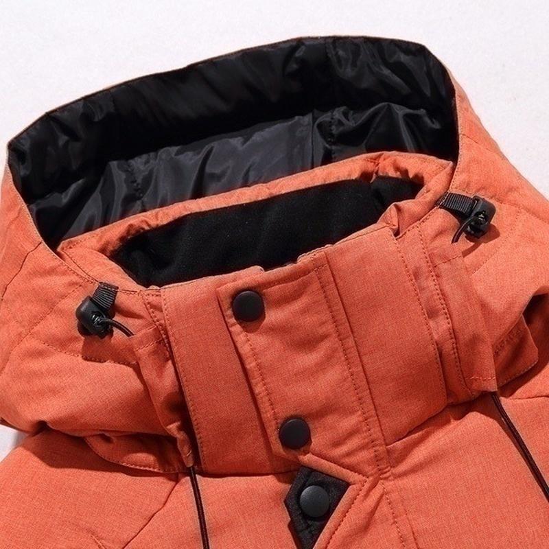 -30 ℃ Зимняя мужская толстая куртка-пуховик, мужская зимняя парка, пальто, мужская теплая зимняя куртка-пуховик, верхняя одежда