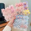 4/10/20 Pcs/Set New Baby Girl Cute Colors Flower Hair Bands Ponytail Holder Chilren Soft Scrunchies Rubber Kids Hair Accessories