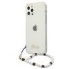 Guess Guhcp12Lkpswh Iphone 12 Pro Max6,7 Transparent Hardcase White Pearl
